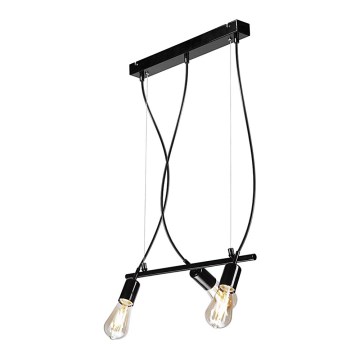 Chandelier on a string TARO 3xE27/60W/230V black