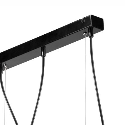 Chandelier on a string TARO 3xE27/60W/230V black