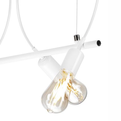 Chandelier on a string TARO 3xE27/60W/230V white