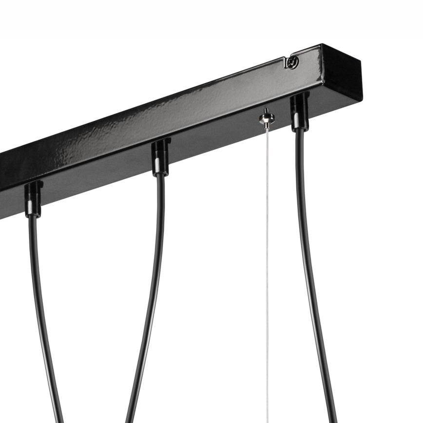 Chandelier on a string TARO 5xE27/60W/230V black