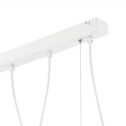Chandelier on a string TARO 5xE27/60W/230V white
