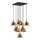 Chandelier on a string TATTOO 9xE27/40W/230V