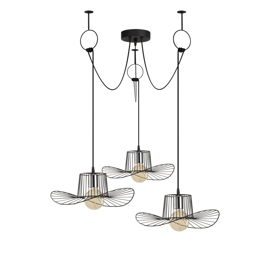 Chandelier on a string TEL 3xE27/40W/230V spider