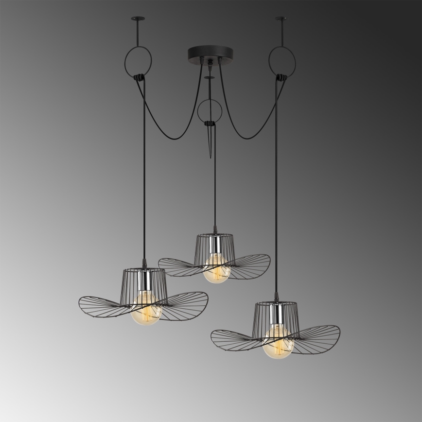 Chandelier on a string TEL 3xE27/40W/230V spider
