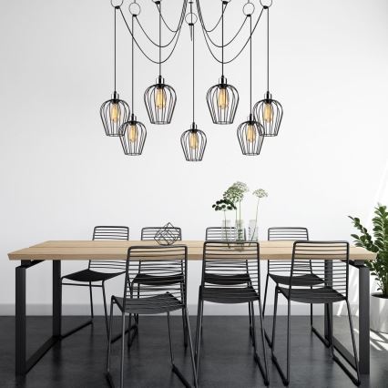 Chandelier on a string TEL 5xE27/40W/230V spider