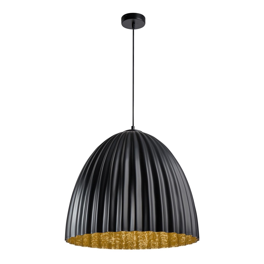 Chandelier on a string TELMA 1xE27/60W/230V d. 70 cm black/gold