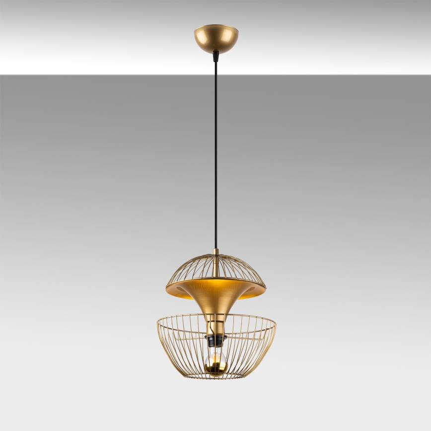 Chandelier on a string TELMANDER 1xE27/40W/230V gold