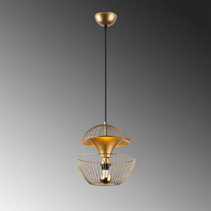 Chandelier on a string TELMANDER 1xE27/40W/230V gold