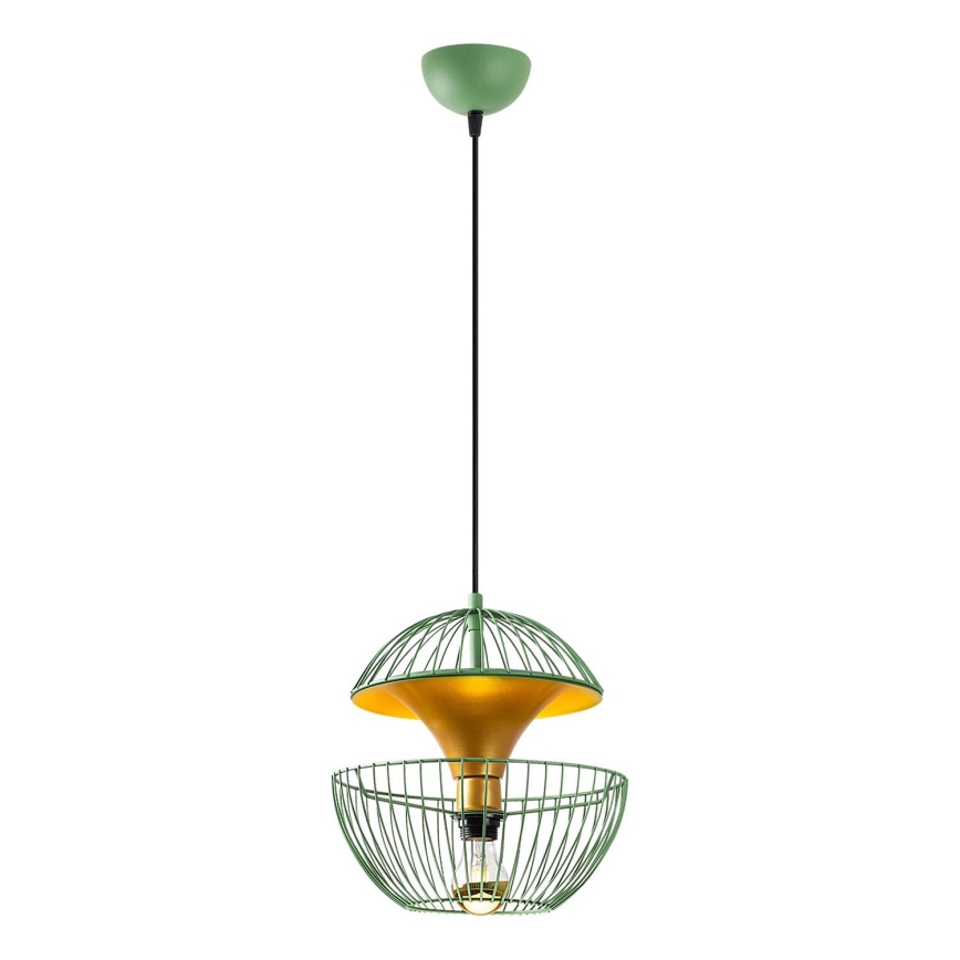 Chandelier on a string TELMANDER 1xE27/40W/230V green