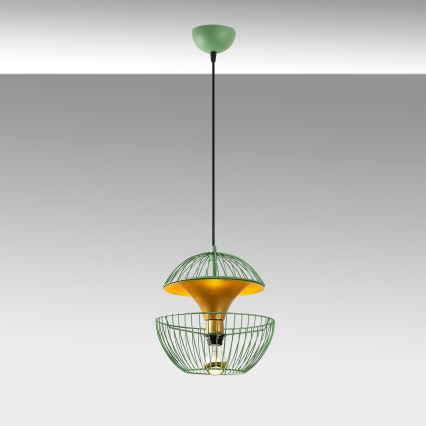 Chandelier on a string TELMANDER 1xE27/40W/230V green