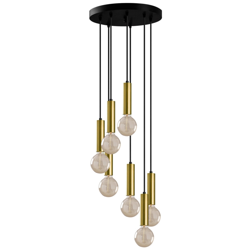 Chandelier on a string TEMPO 7xE27/40W/230V