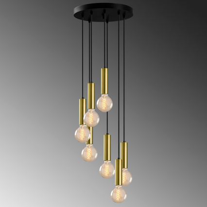 Chandelier on a string TEMPO 7xE27/40W/230V