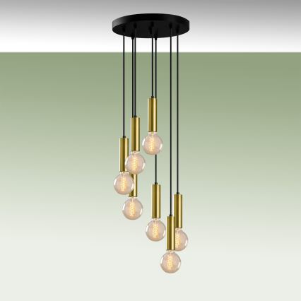 Chandelier on a string TEMPO 7xE27/40W/230V
