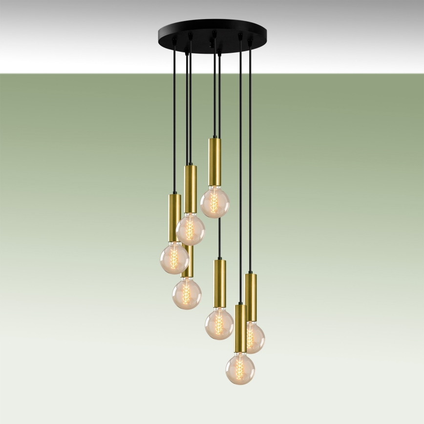 Chandelier on a string TEMPO 7xE27/40W/230V