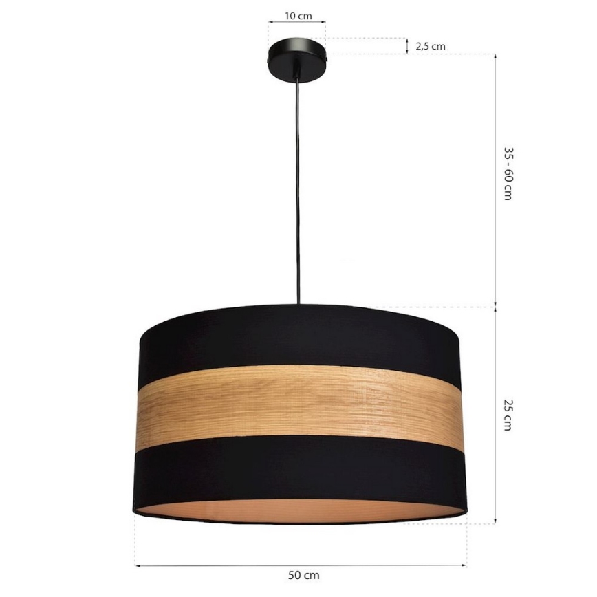Chandelier on a string TERRA 1xE27/60W/230V