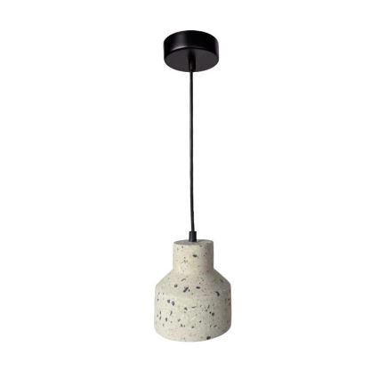 Chandelier on a string TERRAZZO 1xE27/60W/230V d. 12 cm creamy