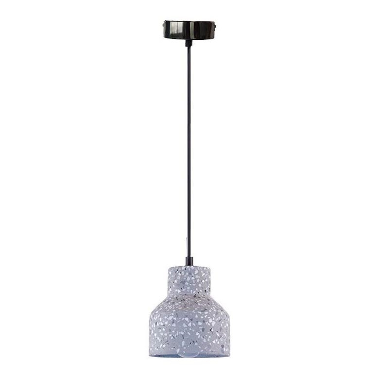 Chandelier on a string TERRAZZO 1xE27/60W/230V d. 12 cm grey
