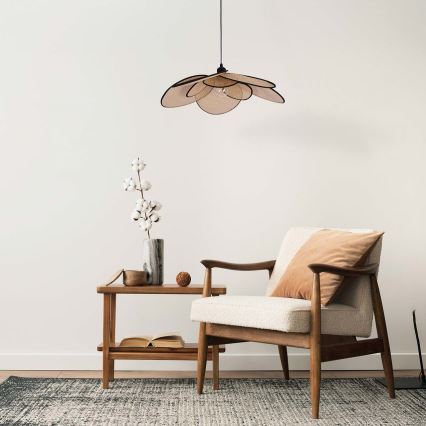 Chandelier on a string TOBAGO 1xE27/20W/230V d. 60 cm beige