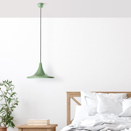 Chandelier on a string TOM 1xE27/40W/230V green