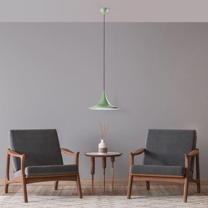 Chandelier on a string TOM 1xE27/40W/230V green