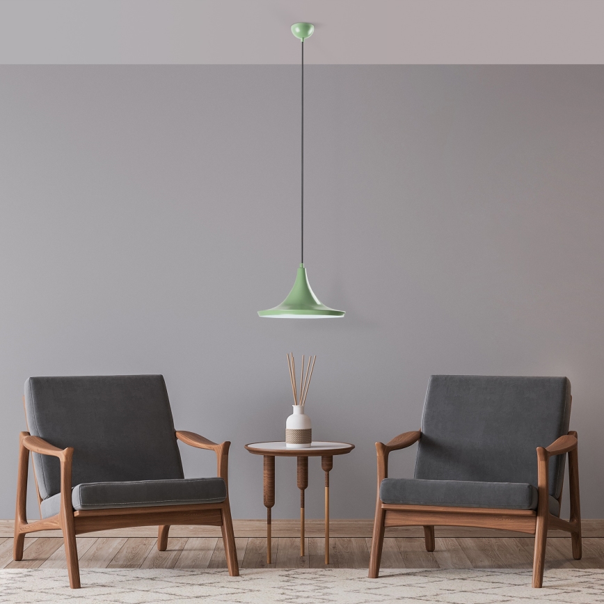 Chandelier on a string TOM 1xE27/40W/230V green