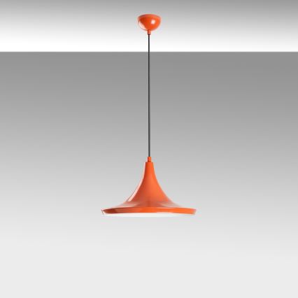 Chandelier on a string TOM 1xE27/40W/230V orange
