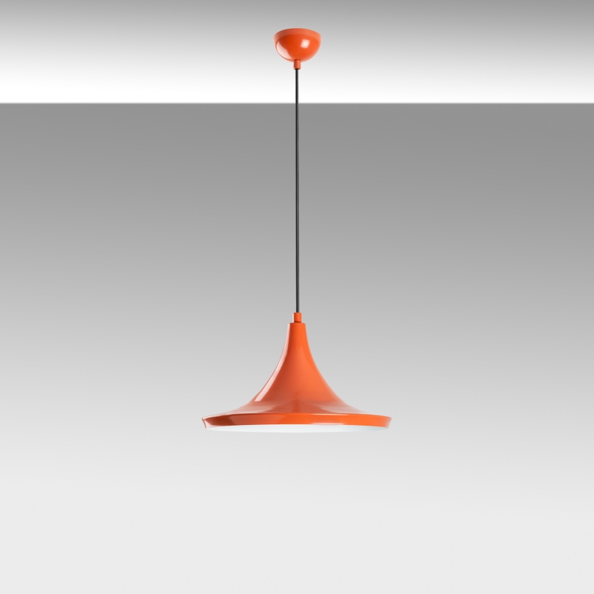 Chandelier on a string TOM 1xE27/40W/230V orange