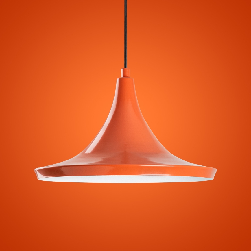 Chandelier on a string TOM 1xE27/40W/230V orange