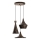 Chandelier on a string TOM 3xE27/40W/230V grey