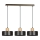 Chandelier on a string TORIN 3xE27/15W/230V black