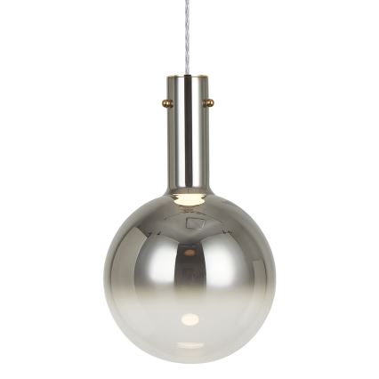 Chandelier on a string TORONTO 1xGU10/8W/230V shiny chrome