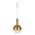 Chandelier on a string TORONTO 1xGU10/8W/230V gold