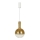 Chandelier on a string TORONTO 1xGU10/8W/230V gold