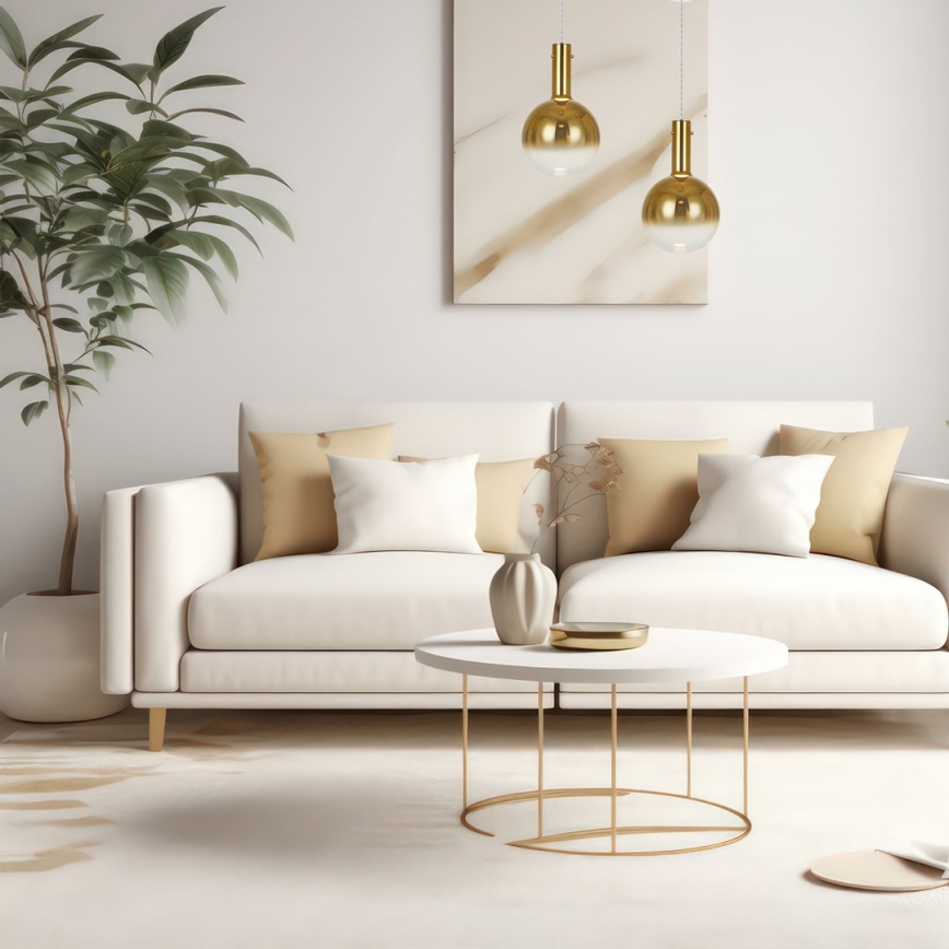 Chandelier on a string TORONTO 1xGU10/8W/230V gold