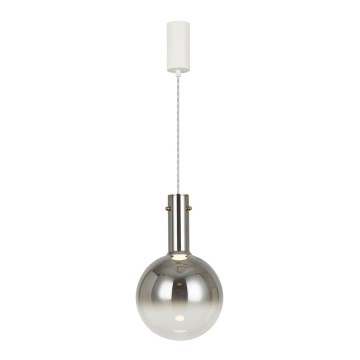 Chandelier on a string TORONTO 1xGU10/8W/230V shiny chrome