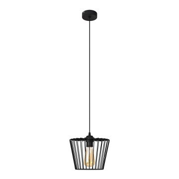 Chandelier on a string TORRI 1xE27/15W/230V d. 23 cm black