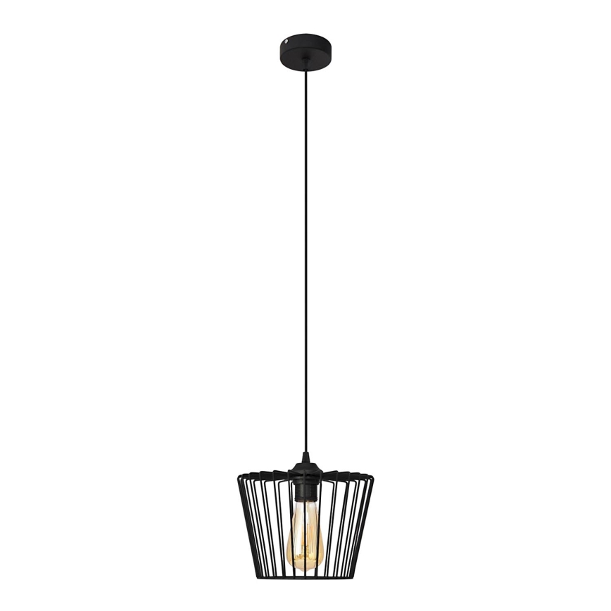 Chandelier on a string TORRI 1xE27/15W/230V d. 23 cm black