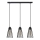 Chandelier on a string TORRI 3xE27/15W/230V black