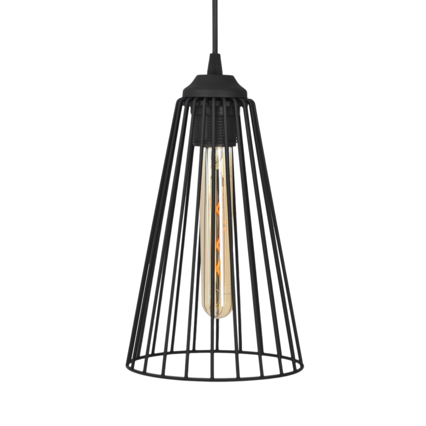 Chandelier on a string TORRI 3xE27/15W/230V black