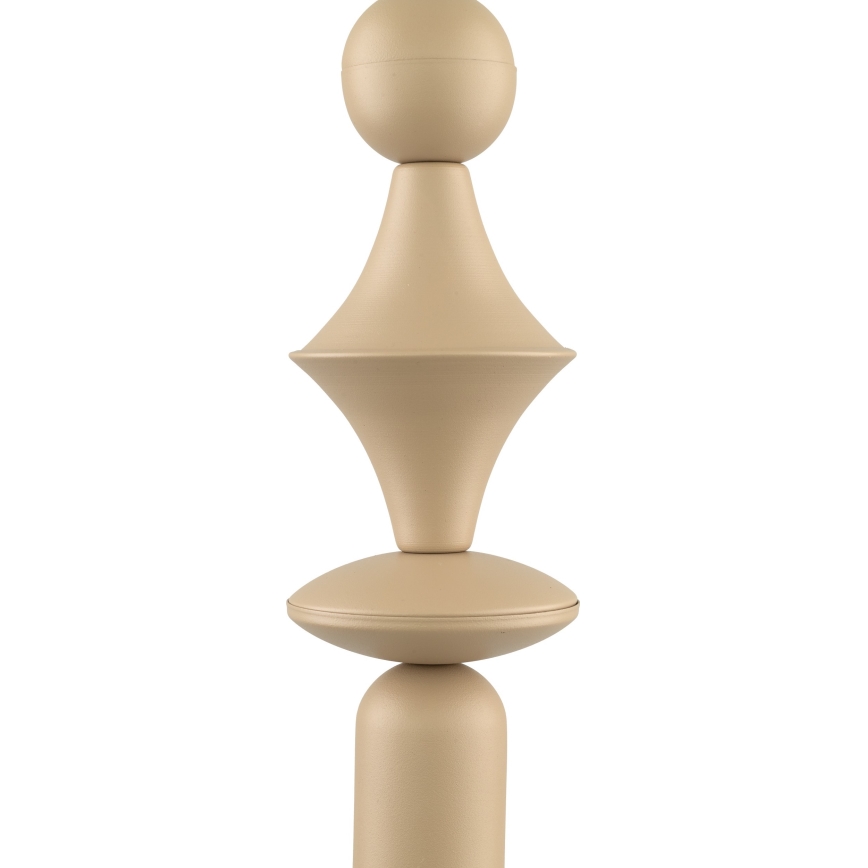 Chandelier on a string TOWER 1xE27/15W/230V beige
