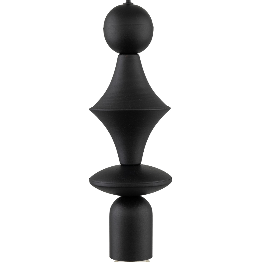 Chandelier on a string TOWER 1xE27/15W/230V black