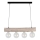 Chandelier on a string TRABO 4xE27/60W/230V pine