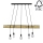 Chandelier on a string TRABO 5xE27/60W/230V pine - FSC certified