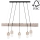 Chandelier on a string TRABO 5xE27/60W/230V pine - FSC certified