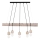 Chandelier on a string TRABO 5xE27/60W/230V pine