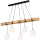 Chandelier on a string TRENO 5xE27/25W/230V pine