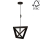 Chandelier on a string TRIGONON 1xE27/60W/230V beech - FSC certified