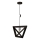 Chandelier on a string TRIGONON 1xE27/60W/230V beech