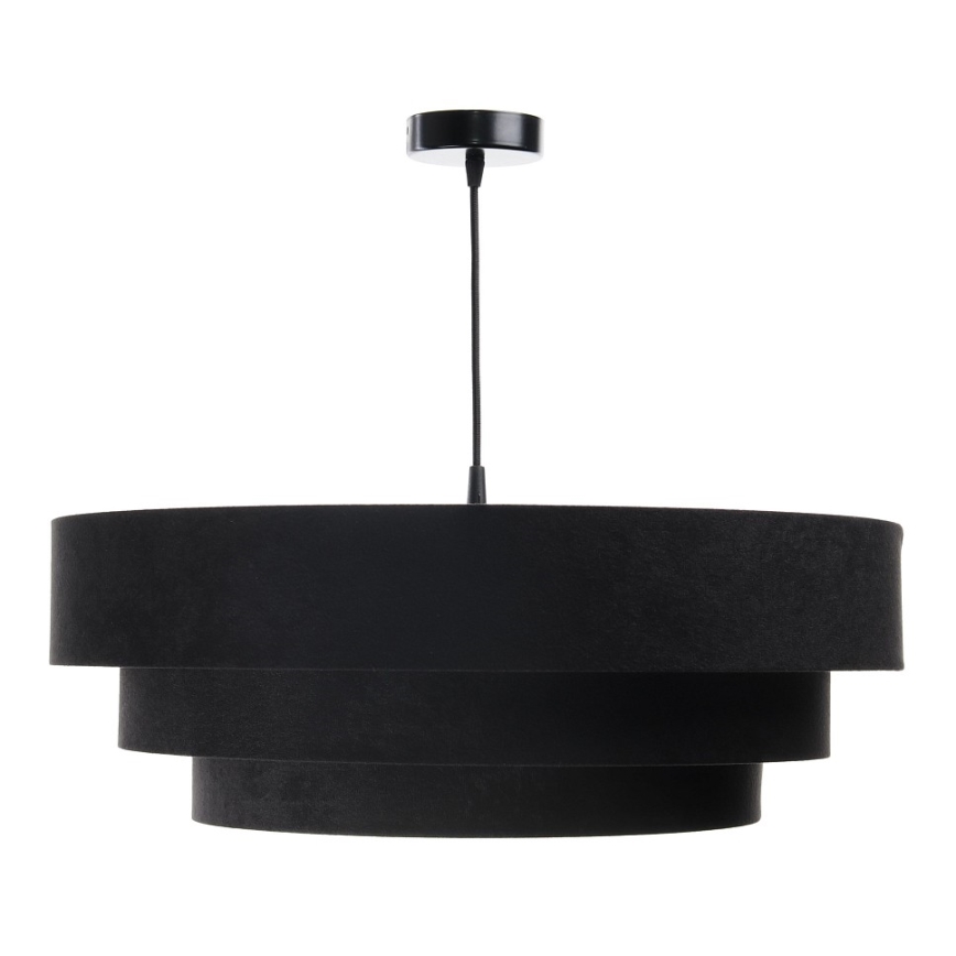 Chandelier on a string TRINITI 1xE27/60W/230V black/gold