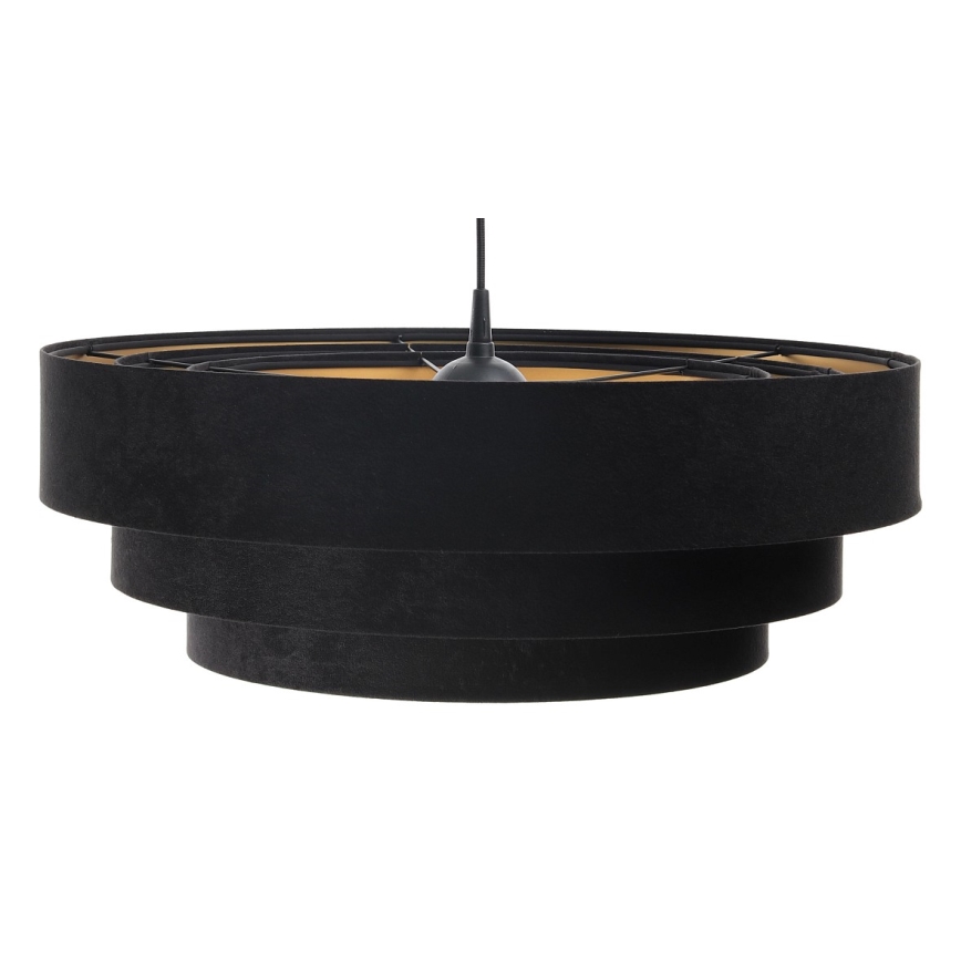 Chandelier on a string TRINITI 1xE27/60W/230V black/gold